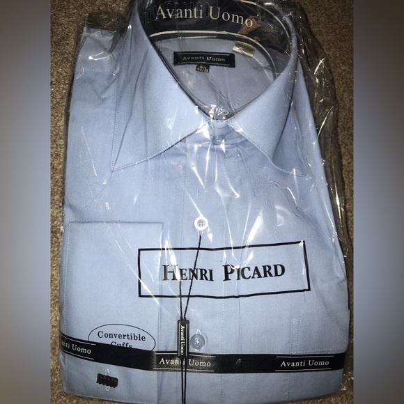 henri picard dress shirts Henry Picard Dress Shirt Orange / XL